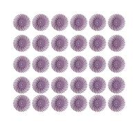 Lot de 30 brosses abrasives avec tige de 1/8 po, disque à poils radiaux de 1 po et tige de 2,35 mm for polissage de détail(600)