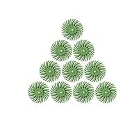 Lot de 30 brosses abrasives for polissage de bi-joux et bois, disque à poils radiaux de 25 mm avec tige de 6 pièces.(1000)