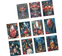 Lot de 30 Bysets Rétro Craft Paper Pack Antique Décoration de Fond Papier Scrapbooking Fournitures pour Scrapbook Journal Album Scrapbooking Fournitures Journaux