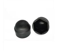 Lot de 30 cache-écrous hexagonaux bombés en nylon pour la protection, capuchons de protection en plastique pour vis hexagonales, 5 x 8 mm, 6 x 10 mm, 8 x 13 mm, noir