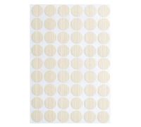 Lot de 30 caches de trous de vis adhésifs robustes et imperméables en PVC pour meubles, armoires, bureaux, dissimulations, grains de bois