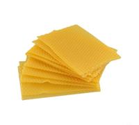 Lot de 30 cadres en cire d'abeille naturelle - 13,3 x 9 cm - Pour apiculture