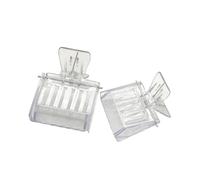 Lot de 30 cages d'apiculture Queen Bee Cages Catcher Clear Clip Cage Équipement Outil Apiculteur Équipement