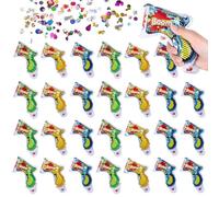 Lot de 30 canons à confettis - Pistolet à confettis - Feu d'artifice de table d'intérieur - Bombe à confettis portable - Anniversaire - Papier à paillettes pour carnaval, mariage, fêtes