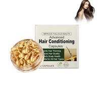 Lot de 30 capsules d'huile capillaire - Sérum capillaire - Soin et réparation des cheveux abîmés - Vitamine Oil Capsules - Pour réparer et conditionner les cheveux
