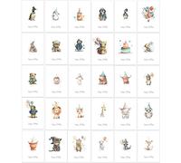 Lot de 30 cartes d'anniversaire assorties avec enveloppes - The Lazy Panda Card Company
