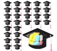 Lot de 30 cartes de remise de diplôme en forme de dôme pour activités de début 2026 avec décor de dessin animé et cadre léger