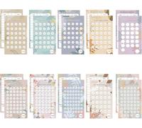 Lot de 30 cartes de suivi des défis de l'épargne - 15 x 22 cm - Cartes de planification budgétaire pour l'organisation de l'argent - Défis budgétaires