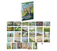 Lot de 30 cartes postales vierges peintes à l'huile Georges Seurat Sargent - Style vintage européen classique