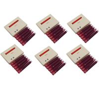 Lot de 30 cartouches d'encre pour stylo plume,taille standard Rouge.