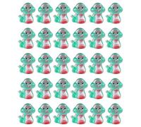 Lot de 30 charmantes décorations serpents avec effet lumineux de figurines de serpent pour un style unique à la maison