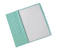 Lot de 30 chemises transparentes A4 en plastique épais, étanches, for le rangement des documents et la classification(Green)