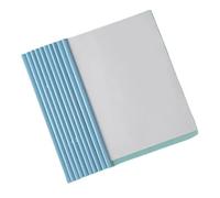 Lot de 30 chemises transparentes A4 en plastique épais, étanches, for le rangement des documents et la classification(Blue)