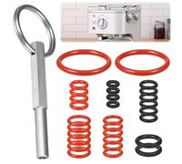Lot de 30 clés à tête ovale avec anneau porte-clés - Joint d'étanchéité à tête ovale - Outil de réparation - Joint torique - Pour machine à café automatique AEG Krups Jura