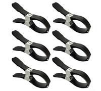 Lot de 30 clips de couverture de piscine en acier inoxydable pour piscine hors sol avec manchons de protection et forte puissance de fixation, sécurisez votre bâche de piscine (noir) 6
