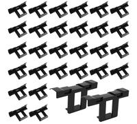 Lot de 30 clips de drainage pour panneau solaire - 30 mm - Ultra robustes - Clips de drainage solaire PV - Clips de drainage solaire - Prolonge la durée de vie des panneaux solaires