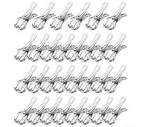 Lot de 30 clips de protection de piscine en acier inoxydable de 12,7 cm résistants au vent pour maintenir les couvertures fermement en place contre les vents forts et empêcher la piscine