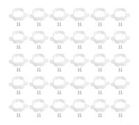 Lot de 30 clips d'éclairage compatibles avec H706 pour systèmes d'éclairage extérieur avec couverture complète et fermeture sécurisée