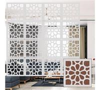 Lot de 30 cloisons de séparation décoratives en bois creux et plastique qui ne se décolorent pas pour chambre à coucher, bureau, étude, décoration d'intérieur moderne