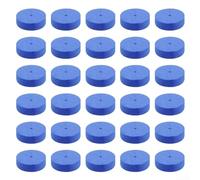 Lot de 30 colliers de clonage en mousse pour pots en filet, anneaux en éponge respirants et réutilisables, pour germination des légumes, herbes, pièces de rechange (bleu)
