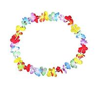 Lot de 30 colliers de fleurs multicolores style Hawaï - S/O - Collier hawaiien