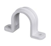 Lot de 30 colliers de serrage en plastique de 16 mm, colliers de serrage en plastique à deux trous, colliers de serrage pour conduits
