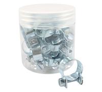 Lot de 30 colliers de serrage polyvalents réglables de 7 à 9 mm | Fixations de tuyau en acier inoxydable de différentes tailles pour systèmes de transfert de liquides, accessoires pratiques