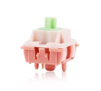 Lot de 30 commutateurs de clavier mécanique linéaire, support à 5 broches avec force d'actionnement de 42 ± 5 gf, course de 3,2 mm, ressort étendu de 20 mm, sensation de frappe lisse (28 g)