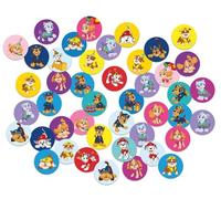 Lot de 30 confettis « Pat' Patrouille » - Décoration pour anniversaire d'enfant et fête à thème de police canine - Diamètre : 2 cm - En papier - Confettis de table pour enfants