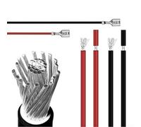 Lot de 30 connecteurs à cosse avec tailles de 2,8 mm, 4,8 mm, 6,3 mm et manchons isolants pour travaux électriques automobiles