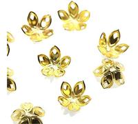 LOT DE 30 COUPELLES PERLE INTERCALAIRE METAL DORE 18 mm - CREATION BIJOUX PERLES