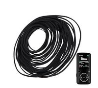 Lot de 30 courroies de lecteur cassette pour lecteurs, baladeurs, radios et enregistreurs | Assortiment universel en caoutchouc de haute qualité | Section transversale de 0,7 mm et 1 mm, pour