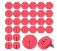 Lot de 30 couvercles pour hameçon Betta Fish Loop Ring Station d'alimentation Jouet d'exercice avec ventouse | 3 balles filtrantes d'aquarium pour petits aquariums Accessoires d'entraînement pour