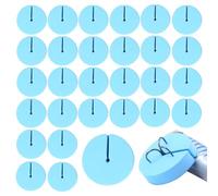 Lot de 30 couvercles pour hameçon Betta Fish Loop Ring Station d'alimentation Jouet d'exercice avec ventouse | 3 balles filtrantes d'aquarium pour petits aquariums Accessoires d'entraînement pour