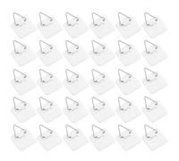 Lot de 30 crochets muraux invisibles en plastique pour assiettes, photos, autres arts