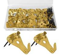 Lot de 30 crochets solides pour accrocher des photos - Crochets robustes pour murs durs - 22,7 kg