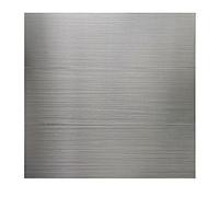 Lot de 30 dalles autocollantes en aluminium brossé de 30,5 x 10,2 cm