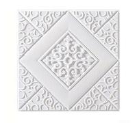 Lot de 30 dalles décoratives en mousse pour créer un environnement paisible Blanc 2