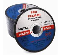 Lot de 30 disques à tronçonner en métal 125 x 1 mm - Disque flexible extra fin pour meuleuse d'angle & Flex, métal, acier, acier inoxydable INOX, EN12413 ALLDREW