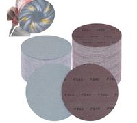 Lot de 30 Disques Abrasifs 150mm Maille, Filet Céramique Papier à Poncer
