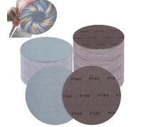 Lot de 30 Disques Abrasifs 150mm Maille, Filet Céramique Papier à Poncer