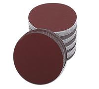 Lot de 30 disques abrasifs ronds de 180 mm pour ponceuse Grain 60/80/120/180/240/400 feuille de sable de papier de verre rond