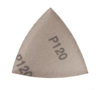 Lot de 30 disques abrasifs triangulaires de 80 mm en oxyde d'aluminium grain 40240 pour outils multifonctions oscillants, compatibles avec le bois, le métal, le plastique