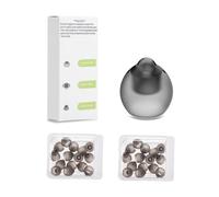 Lot de 30 dômes Phonak Vented 4.0 pour appareils auditifs, idéaux pour une perte auditive légère, compatible avec silicone confortable pour les oreilles de petite à moyenne taille, taille moyenne 9 mm
