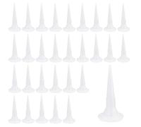 Lot de 30 Embouts de Cartouche, Canule Silicone Buse de Remplacement Plastique util d'Étanchéité Buses Cartouche Douilles pour la Cuisine de Salle de Bain Finition de Scellage
