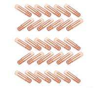 Lot de 30 embouts de soudage Mig de 0,6 mm en cuivre pour torches Mb15 15ak Débit de courant stable Installation facile