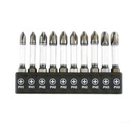 Lot de 30 embouts de tournevis magnétiques avec croix, hexagonales, pour embouts Torx PH1 PH3 T8 T40 et porte-embout hexagonal de 6,35 mm pour perceuses et tournevis