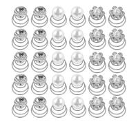 Lot de 30 épingles à cheveux en strass pour femme - Épingles à cheveux en perles - Épingles à cheveux pour femme - Épingles à cheveux en diamant pour femme