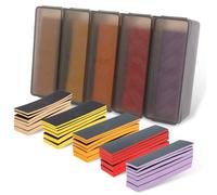 Lot de 30 éponges abrasives 72 × 20 × 2/3/5 mm Éponge abrasive bois 180-2500 Granularité Blocs de ponçage manuels pour métal poli, bois, mur, céramique (S01)