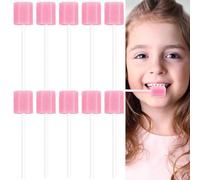 Lot de 30 éponges buccales sur bâton pour l'hydratation, lingettes buccales, lingettes buccales pour la fin de vie, kit de soins dentaires en mousse pour